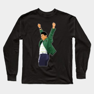 Hideki Matsuyama Green Jacket Long Sleeve T-Shirt